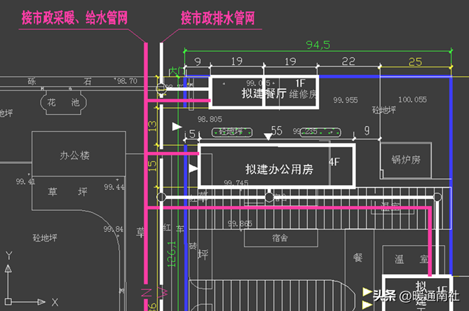 給排水、強(qiáng)弱電、采暖、消防等基本示圖講解